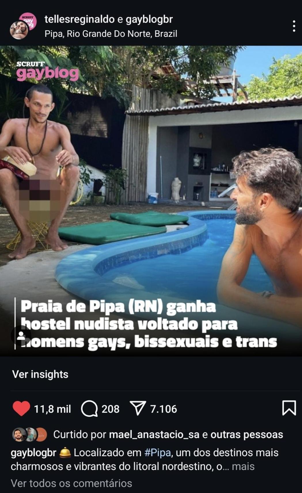 Pelados Beach Hostel Praia de Pipa Zewnętrze zdjęcie